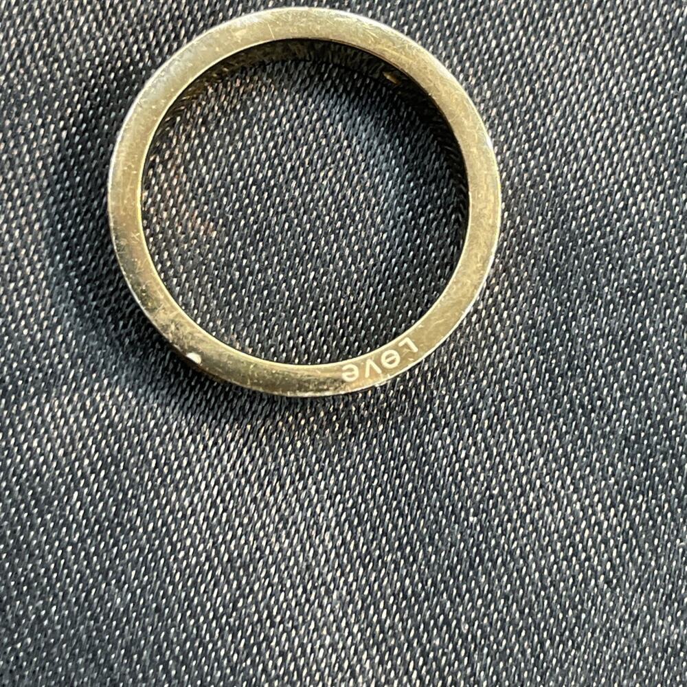 Authentic Cartier Love Ring 18K Yellow Gold 3 Diamonds Band Size 54 / US 7 - Picture 5 of 12